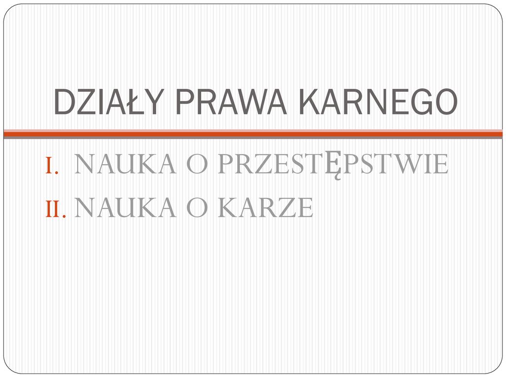 PRAWO KARNE XIX WIEKU Ppt Pobierz